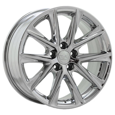 18" Cadillac CT4 Bright Chrome wheels rims Factory OEM set 4860 4858