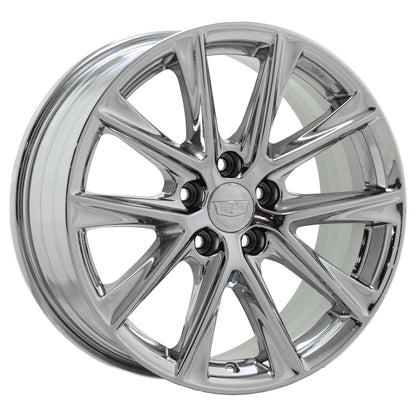18" Cadillac CT4 Bright Chrome wheels rims Factory OEM set 4860 4858 EXCHANGE