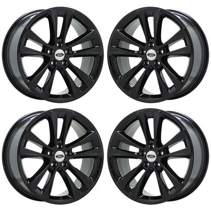 20" Ford Explorer Gloss Black wheels rims Factory OEM set 10184 EXCHANGE