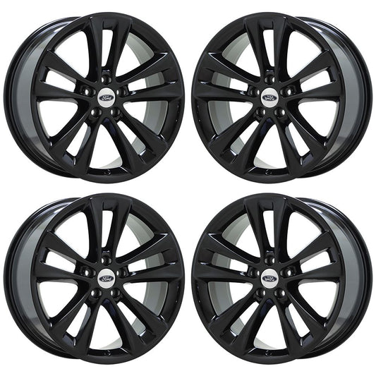 20" Ford Explorer Gloss Black wheels rims Factory OEM set 10184 EXCHANGE