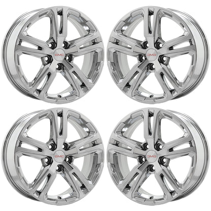 17" GMC Terrain Bright Chrome wheels rims Factory OEM set 5833