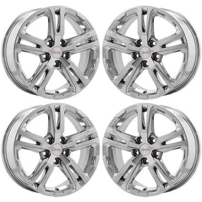 17" GMC Terrain Bright Chrome wheels rims Factory OEM set 5833