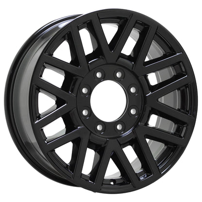 20" Ford F250 F350 SRW Gloss Black wheels rims Factory OEM set 4 10104 10201