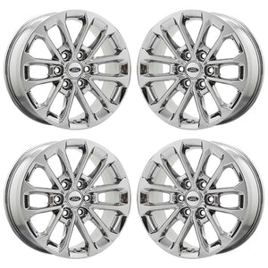 18" Ford F150 Bright Chrome wheels rims Factory OEM set 10169 EXCHANGE