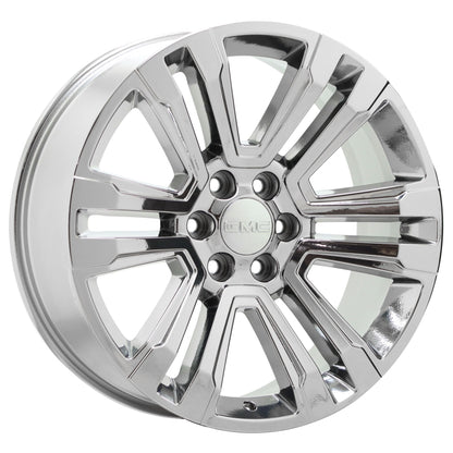 22" Sierra Yukon 1500 Escalade Bright Chrome wheels rims Factory OEM set 5822