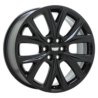 20" Cadillac XT5 XT6 Gloss Black wheels Factory OEM Original set 4835 EXCHANGE