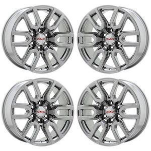 20" GMC Sierra Yukon 1500 Bright Chrome wheels rim Factory OEM 2019 2020 GM 5914