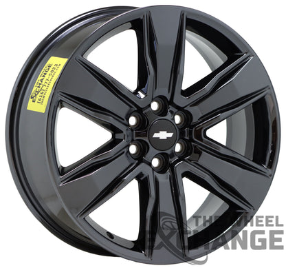 20" Chevrolet Blazer Traverse Black Chrome wheels rims Factory OEM set 5799