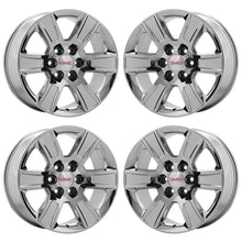 Load image into Gallery viewer, EXCHANGE 20&quot; GMC Sierra 1500 PVD Chrome wheels rims Factory OEM Set 5650
