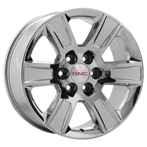 EXCHANGE 20" GMC Sierra 1500 PVD Chrome wheels rims Factory OEM Set 5650