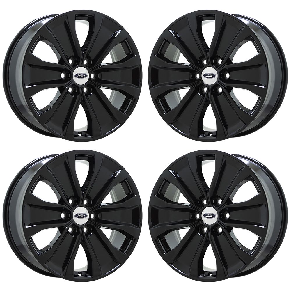 20" Ford F150 Truck Gloss Black wheels rims Factory OEM set 4 10173