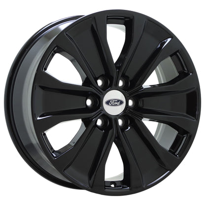 20" Ford F150 Truck Gloss Black wheels rims Factory OEM set 4 10173