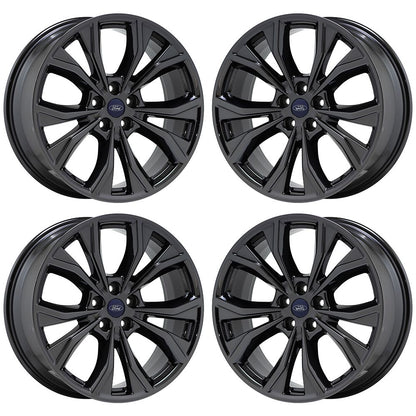 20" Ford Explorer Black Chrome wheels rims Factory OEM set 10268