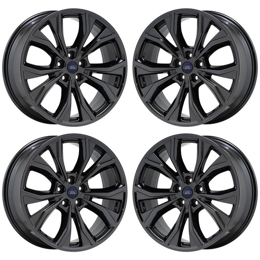 20" Ford Explorer Black Chrome wheels rims Factory OEM set 10268