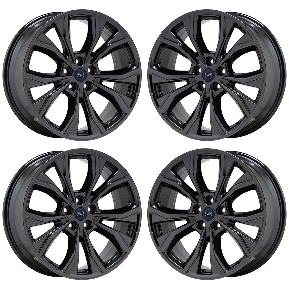 20" Ford Explorer Black Chrome wheels rims Factory OEM set 10268