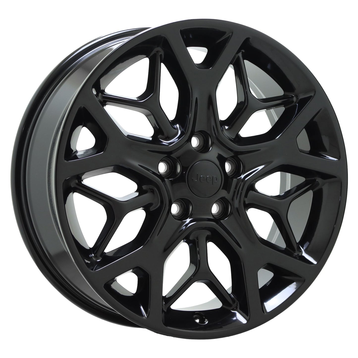 20" Jeep Grand Cherokee Gloss Black wheels rims Factory OEM set 9181 EXCHANGE