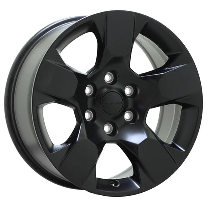 18" Dodge Ram 1500 Satin Black wheels rims Factory OEM set 2669 EXCHANGE