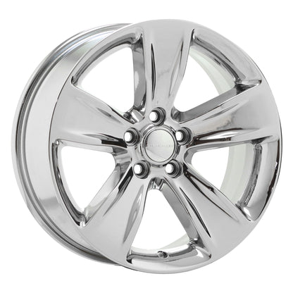 18" Dodge Charger Challenger RWD Bright Chrome wheels rims Factory OEM set 2521