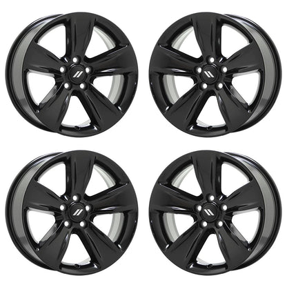 18" Dodge Charger Challenger RWD Gloss Black wheels rims Factory OEM set 2521