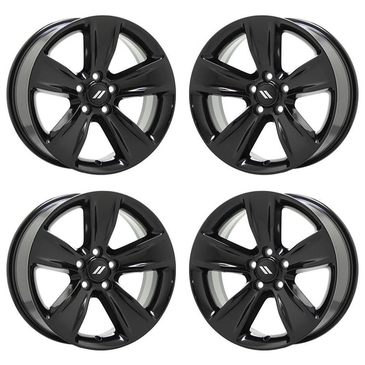 18" Dodge Charger Challenger RWD Gloss Black wheels rims Factory OEM set 2521