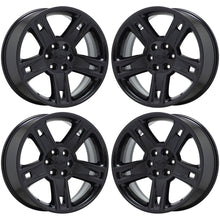 Load image into Gallery viewer, EXCHANGE 22&quot; Cadillac Escalade black wheels rims Factory OEM GM set 4 5664
