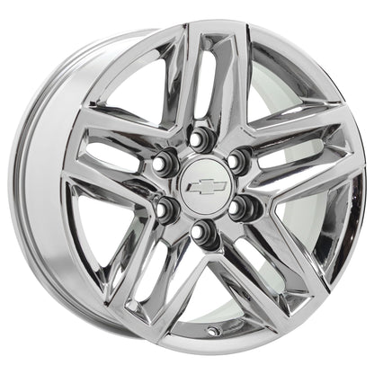 18" Silverado Tahoe Sierra 1500 Yukon Bright Chrome wheels Factory OEM set 5911