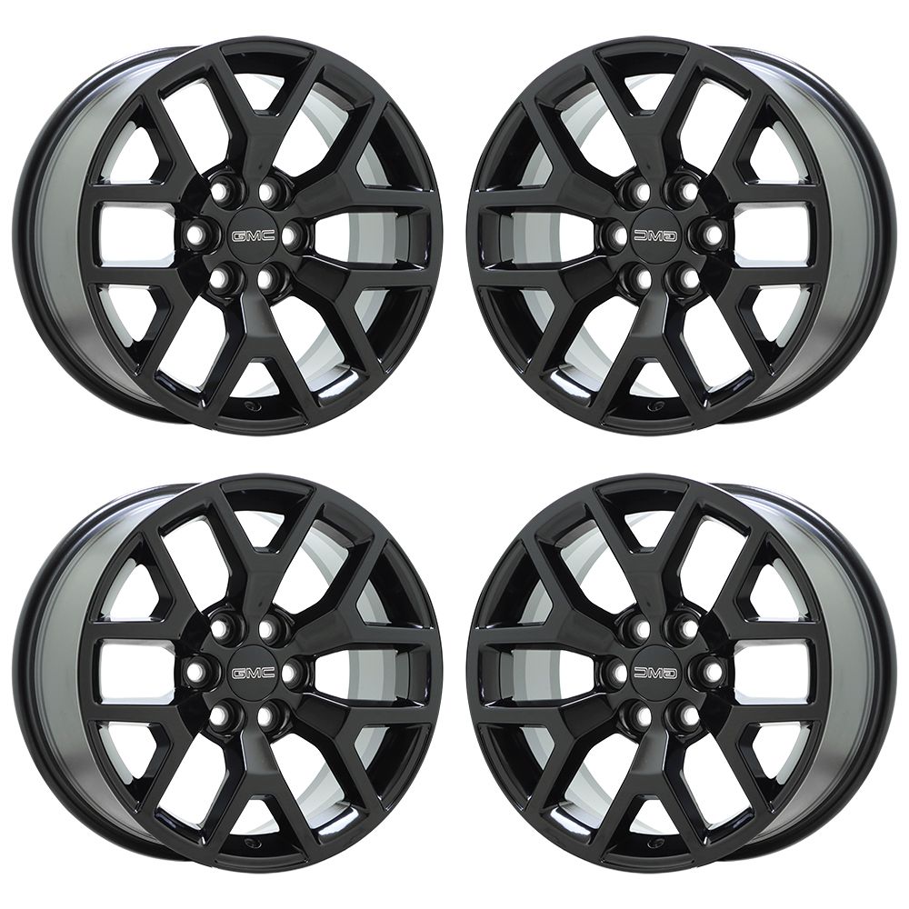 17" GMC Canyon Chevrolet Colorado Gloss Black wheels rims Factory OEM set 5692