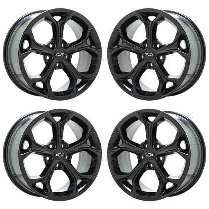 17" Chevrolet Colorado GMC Canyon Gloss Black wheels rims Factory OEM set 5692
