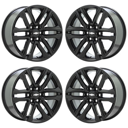 18" Chevrolet Colorado GMC Canyon Black wheels rims OEM set 5869 5966 EXCHANGE