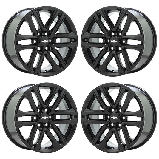 18" Chevrolet Colorado GMC Canyon Black wheels rims OEM set 5869 5966 EXCHANGE