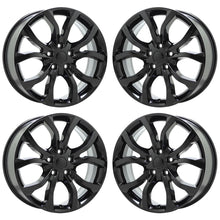 Load image into Gallery viewer, 20&quot; Jeep Grand Cherokee Gloss Black wheels rims Factory OEM set 2568
