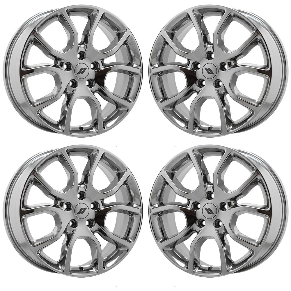 20" Dodge Durango Jeep Grand Cherokee Bright Chrome wheels OEM 2570 EXCHANGE