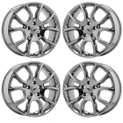 20" Dodge Durango Jeep Grand Cherokee Bright Chrome wheels OEM 2570 EXCHANGE