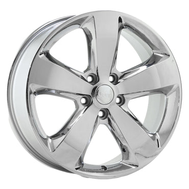 20" Jeep Grand Cherokee Bright Chrome wheels rims Factory OEM set 9137