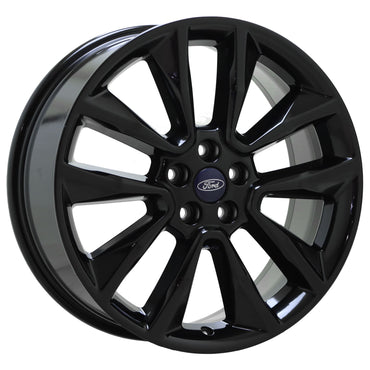 19" Ford Escape Gloss Black wheels rims Factory OEM set 3970