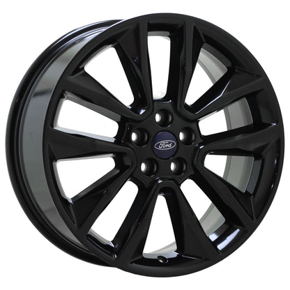 19" Ford Escape Gloss Black wheels rims Factory OEM set 3970