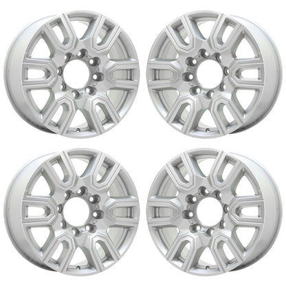 20" GMC Sierra 2500 3500 SRW Machined W/Silver wheel rim Factory OEM 5950