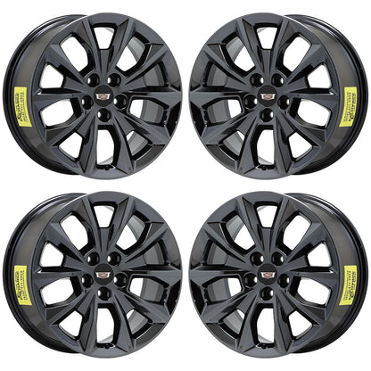 19" Cadillac CTS Sedan 2014-2019 Black Chrome wheels rims OEM set 4751 EXCHANGE