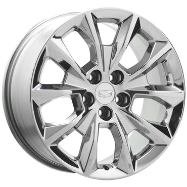19" Cadillac CTS 2014-2019 Bright Chrome wheels rims Factory OEM set 4751