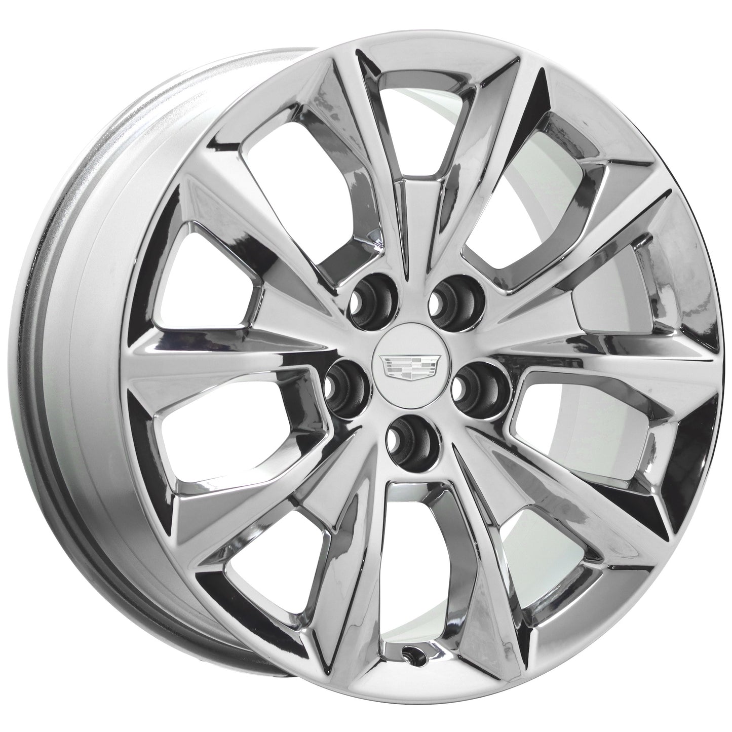 19" Cadillac CTS 2014-2019 Bright Chrome wheels rims OEM set 4751 EXCHANGE