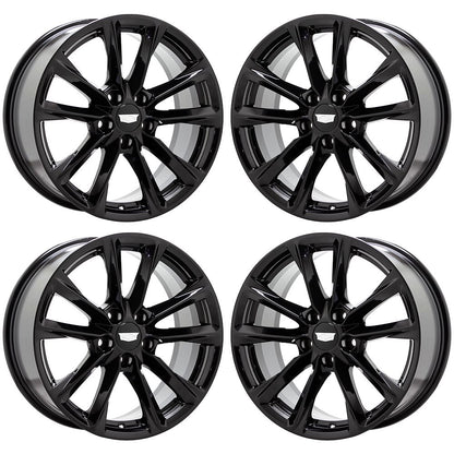 18" Cadillac CT4 Gloss Black wheels rims Factory OEM set 4859 96915 EXCHANGE