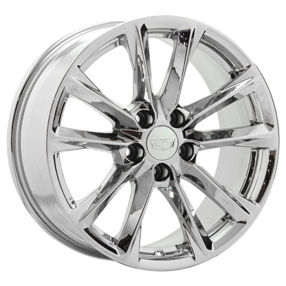 18" Cadillac CT4 V-Series ATS Bright Chrome wheels rims Factory OEM Set 4859