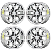 Load image into Gallery viewer, 20&quot; GMC Sierra Yukon 1500 Truck PVD Chrome wheels rims Factory OEM GM set4 5698

