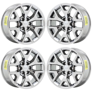 20" GMC Sierra Yukon 1500 Truck PVD Chrome wheels rims Factory OEM GM set4 5698