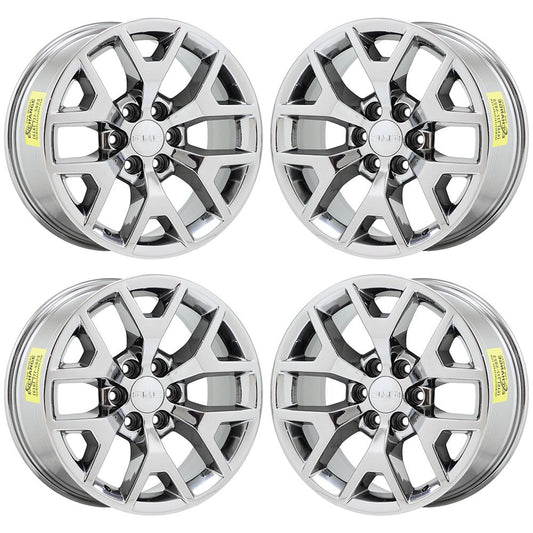 20" GMC Sierra Yukon 1500 Truck Bright Chrome wheels Factory OEM set 5698