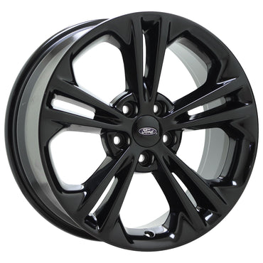 18" Ford Taurus Explorer Gloss Black wheels rims Factory OEM set 3922
