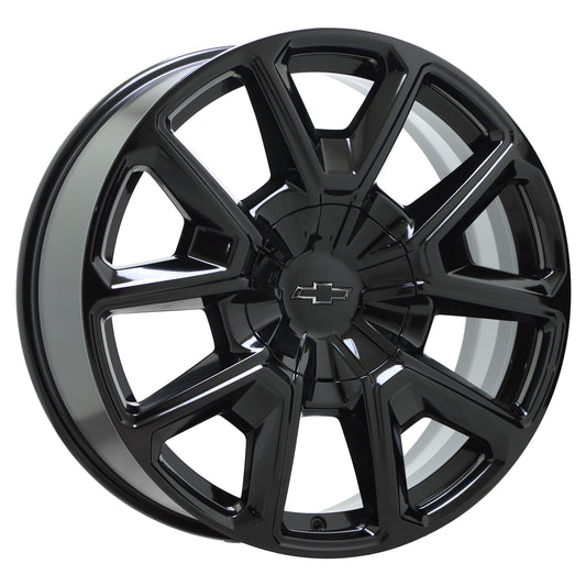 22" Chevrolet Silverado 1500 Tahoe RST Black wheel rim Factory OEM single 14035