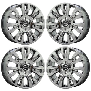 20" Nissan Titan XD Smoked Dark Chrome Wheels Rims Factory OEM set 62728