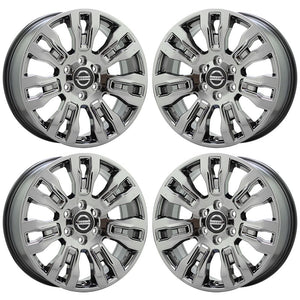 20" Nissan Titan XD Smoked Dark Chrome Wheels Rims Factory OEM set 62728