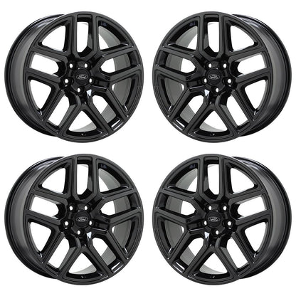 20" Ford Explorer Black Chrome wheels rims Factory OEM set 10061 EXCHANGE